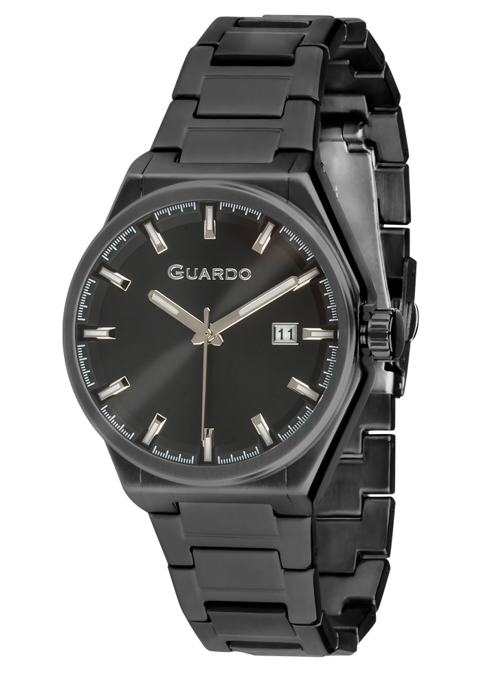 Zegarek Męski na bransolecie Guardo Premium 012684-4