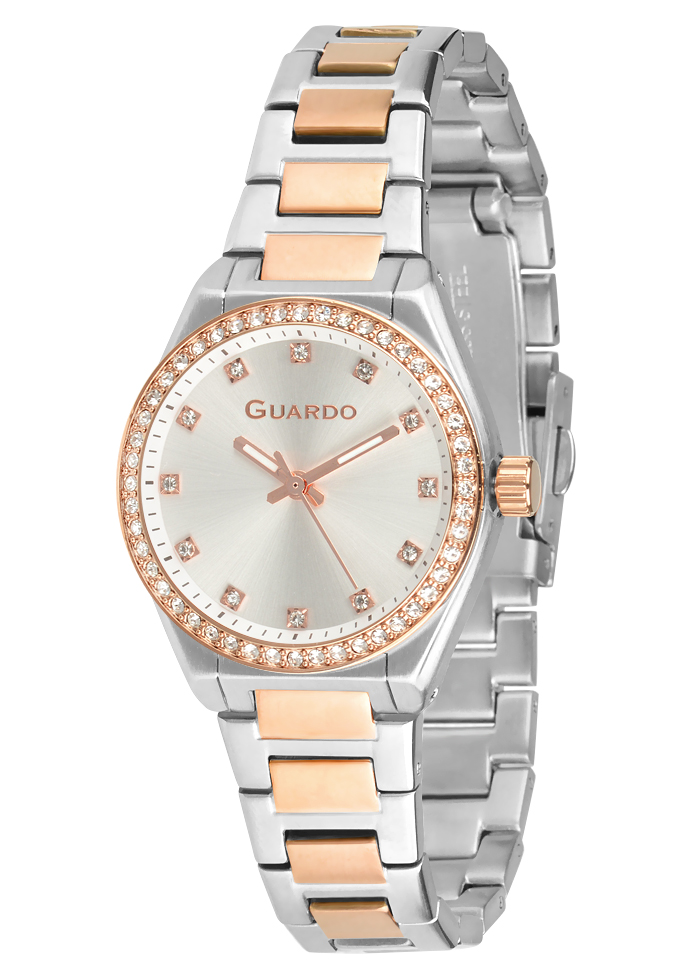 Zegarek Damski na bransolecie Guardo Premium 012685-3
