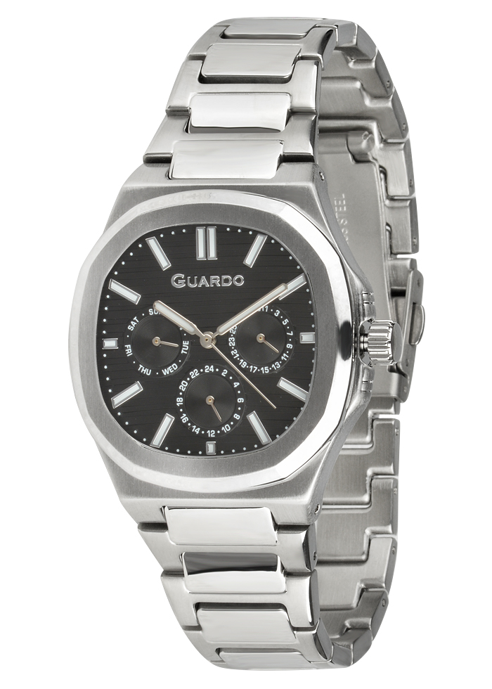 Zegarek Męski na bransolecie Guardo Premium 012686-1