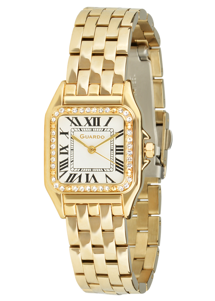 Zegarek Damski na bransolecie Guardo Premium 012687-3