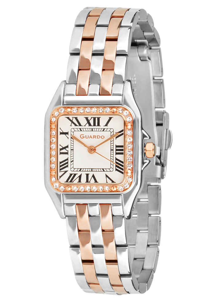 Zegarek Damski na bransolecie Guardo Premium 012687-4