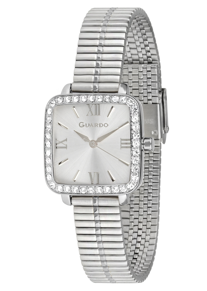 Zegarek Damski na bransolecie mesh Guardo Premium 012696-1