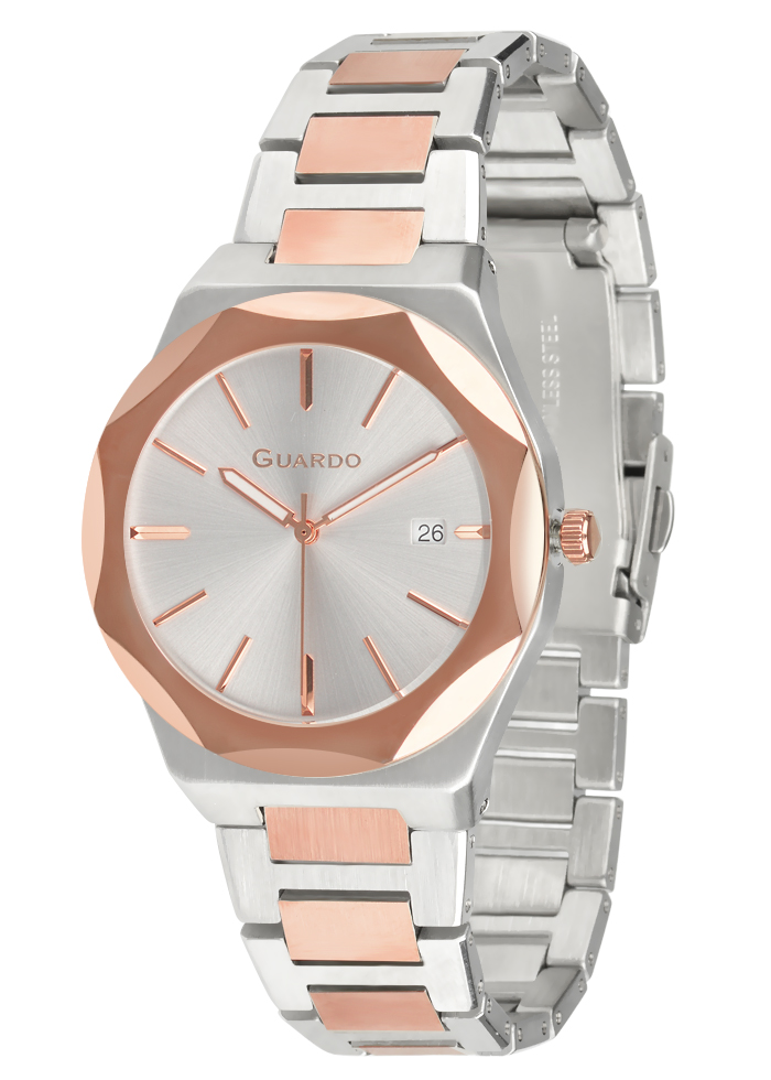 Zegarek Unisex na bransolecie Guardo Premium 012698-3