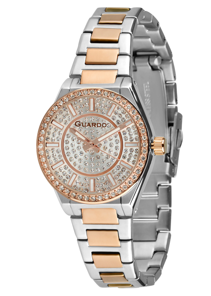 Damski zegarek Na bransolecie Guardo Premium 012701-4