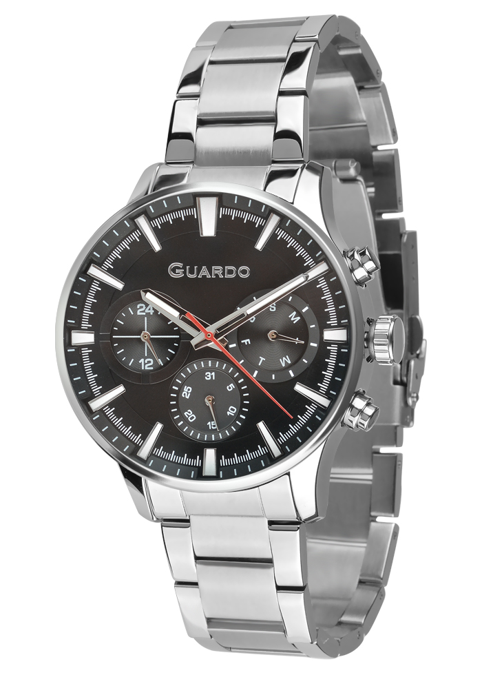 Męski zegarek Na bransolecie Guardo Premium 012702-1