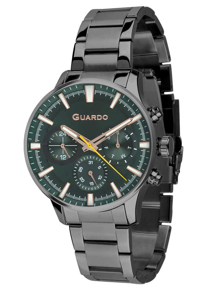 Męski zegarek Na bransolecie Guardo Premium 012702-4