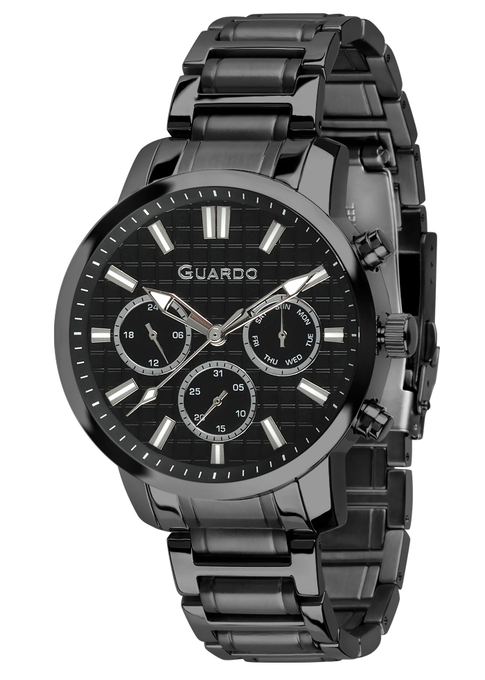 Męski zegarek Na bransolecie Guardo Premium 012703-3