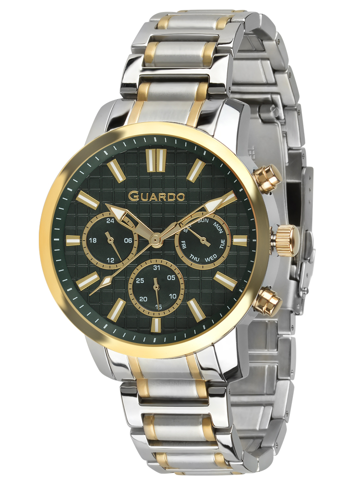 Męski zegarek Na bransolecie Guardo Premium 012703-4