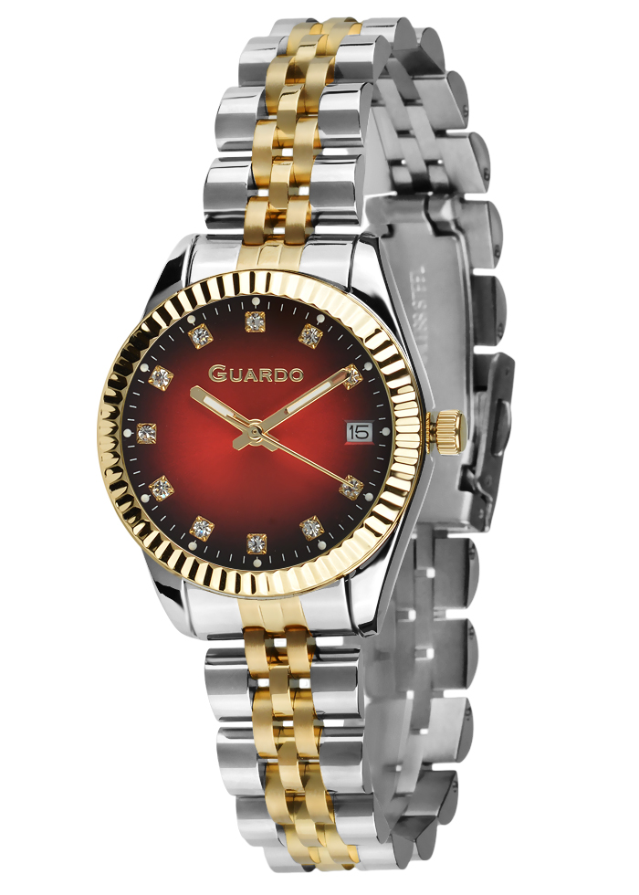Damski zegarek Na bransolecie Guardo Premium 012705-4