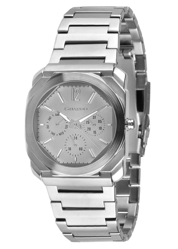 Męski zegarek Na bransolecie Guardo Premium 012706-1