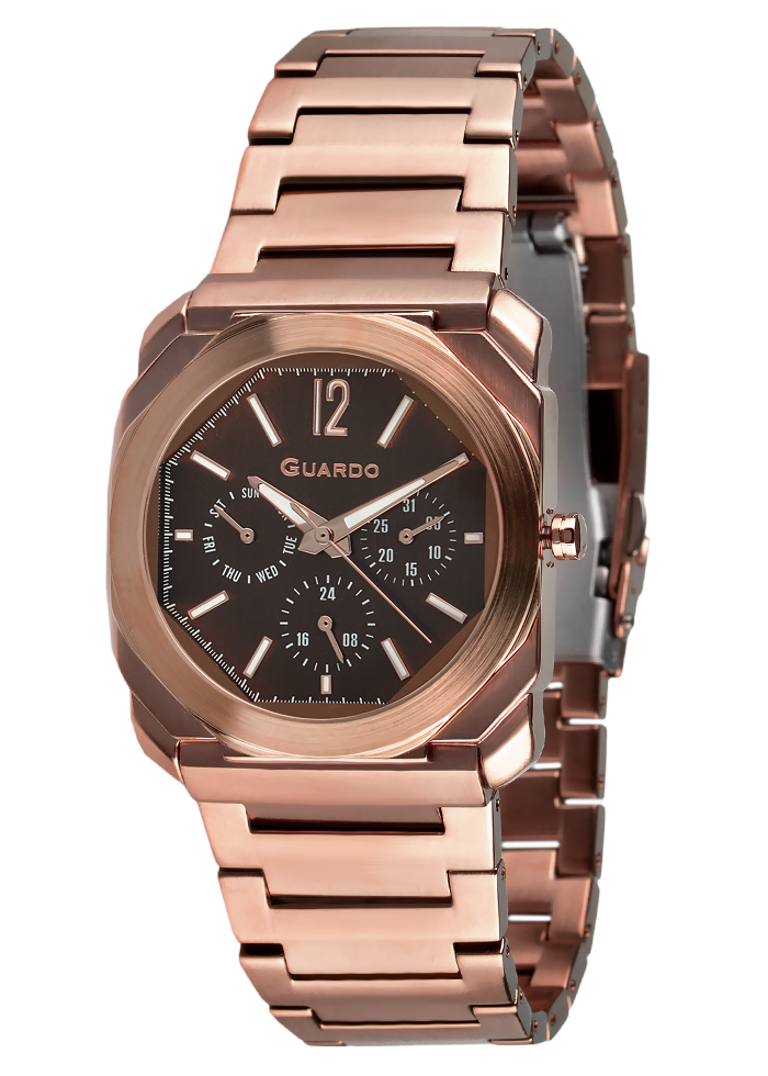 Męski zegarek Na bransolecie Guardo Premium 012706-4