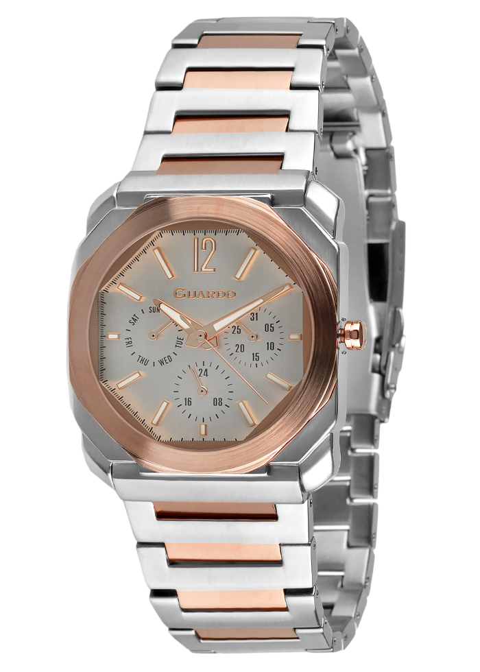Męski zegarek Na bransolecie Guardo Premium 012706-5
