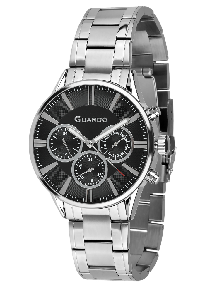 Męski zegarek Na bransolecie Guardo Premium 012707-1