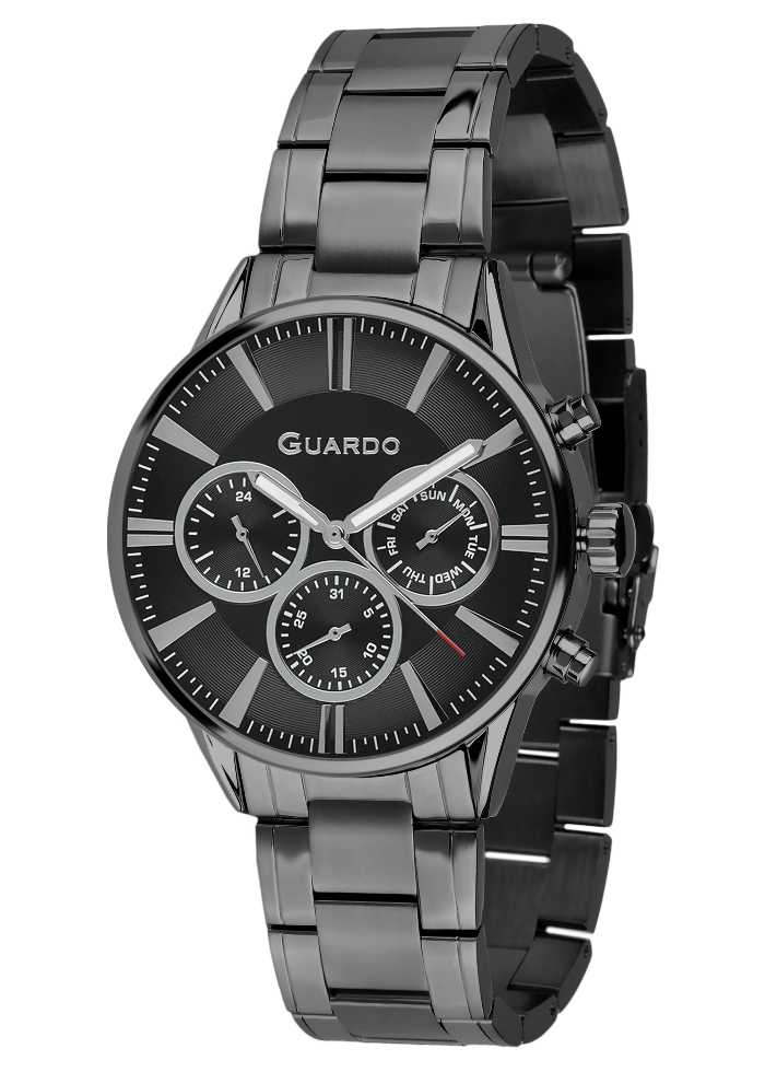 Męski zegarek Na bransolecie Guardo Premium 012707-3