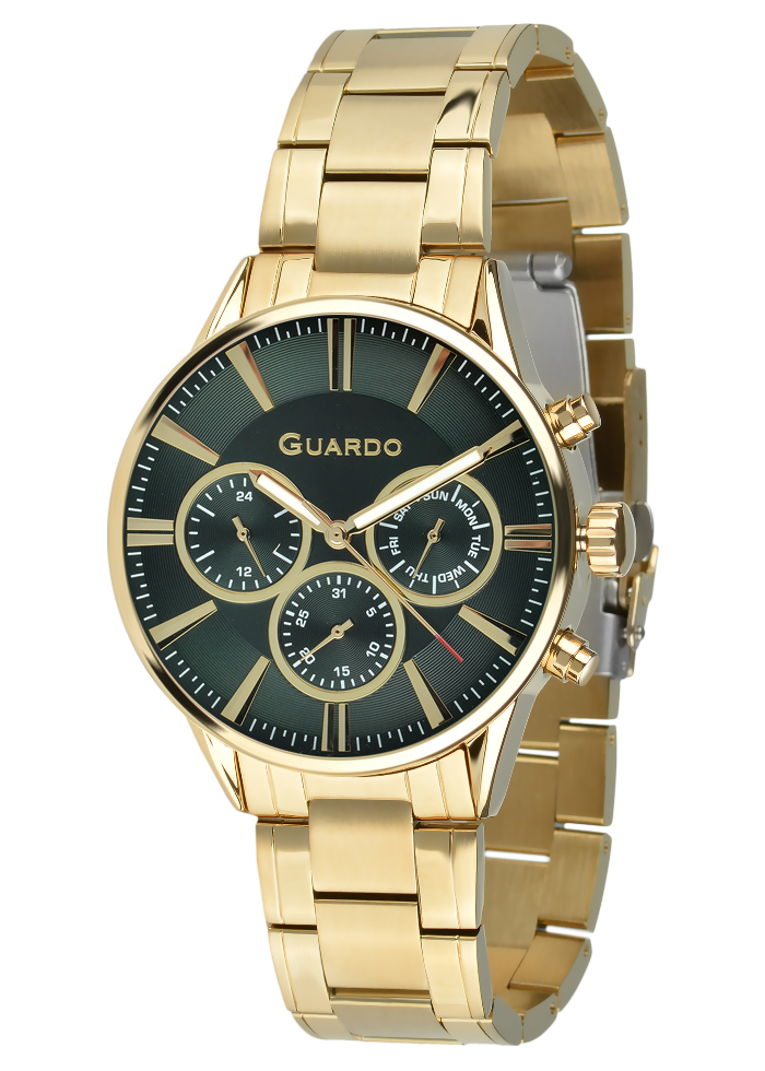 Męski zegarek Na bransolecie Guardo Premium 012707-4