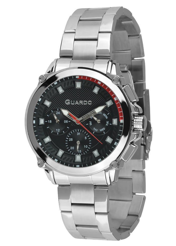 Męski zegarek Na bransolecie Guardo Premium 012708-1