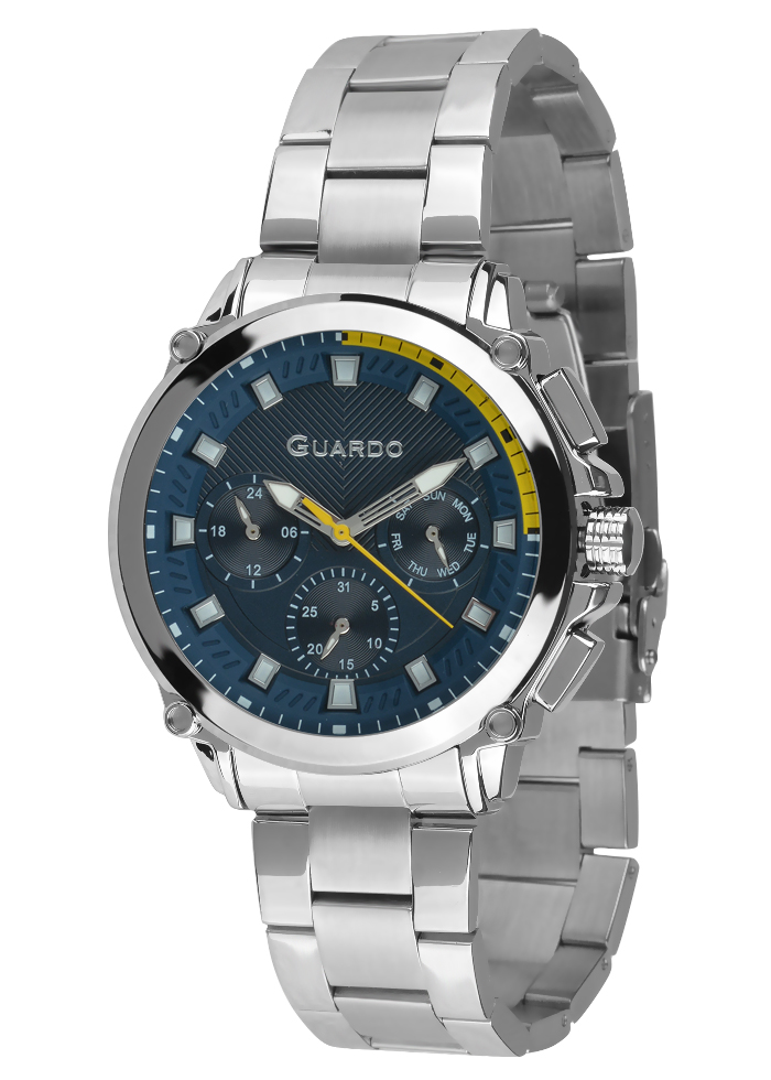 Męski zegarek Na bransolecie Guardo Premium 012708-2
