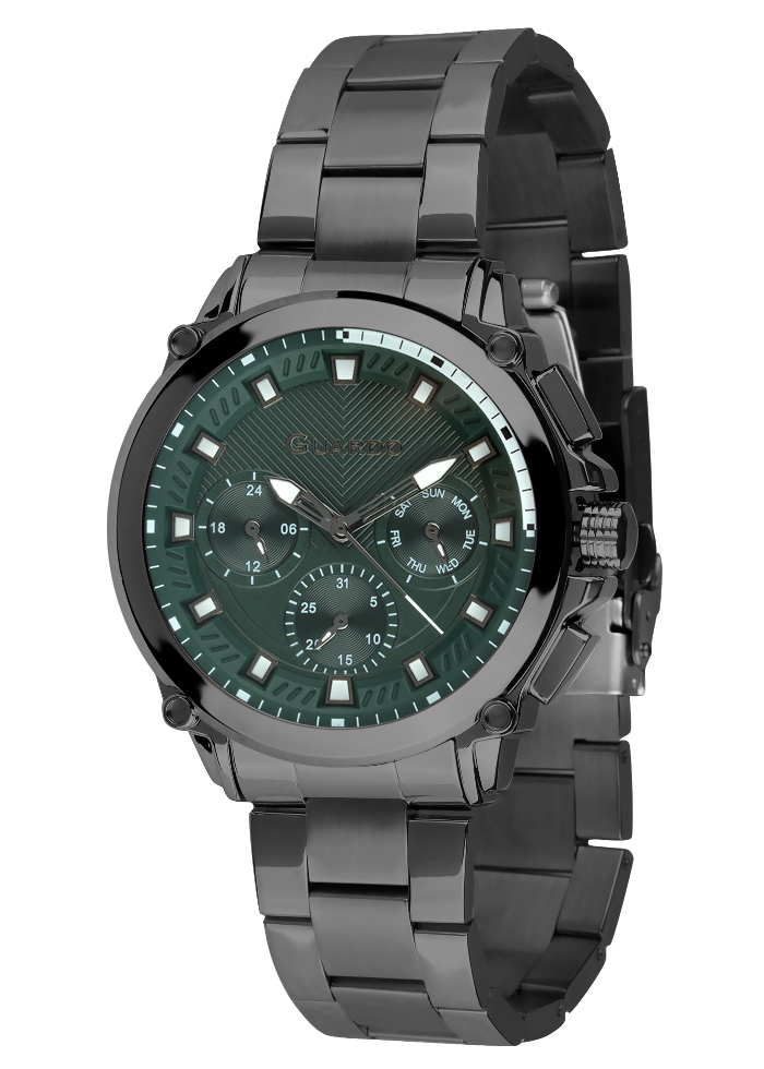 Męski zegarek Na bransolecie Guardo Premium 012708-4
