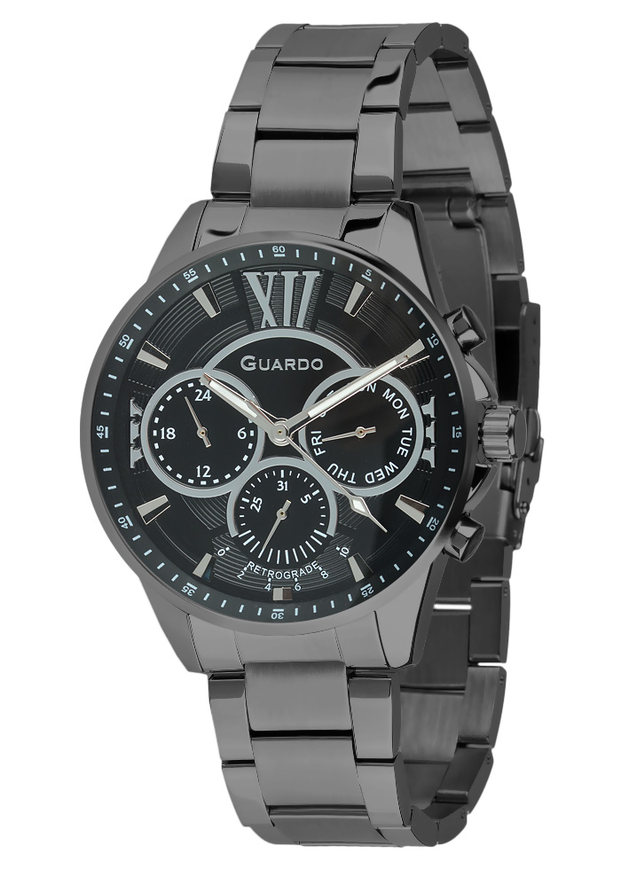 Męski zegarek Na bransolecie Guardo Premium 012710-3