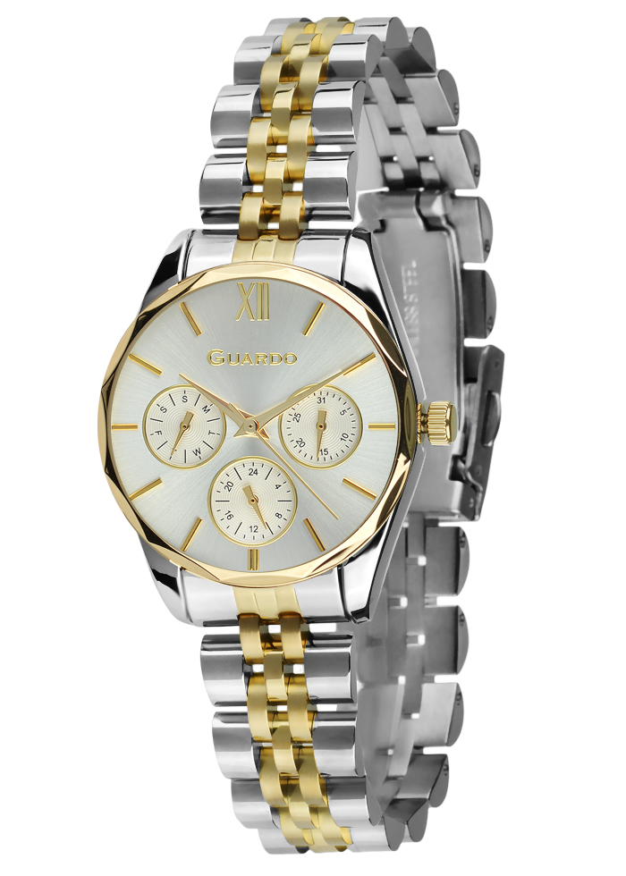 Damski zegarek Na bransolecie Guardo Premium 012711-3