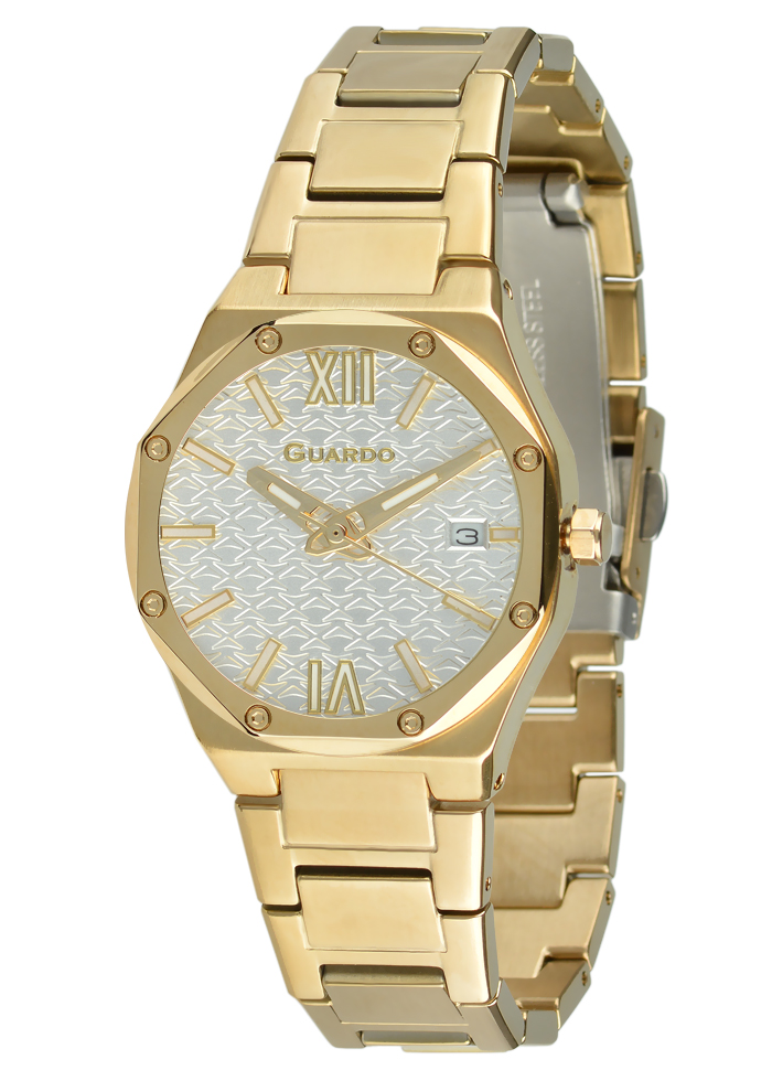 Damski zegarek Na bransolecie Guardo Premium 012713-4