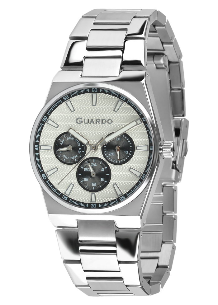 Męski zegarek Na bransolecie Guardo Premium 012714-1