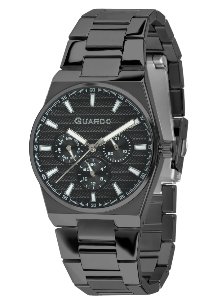 Męski zegarek Na bransolecie Guardo Premium 012714-3