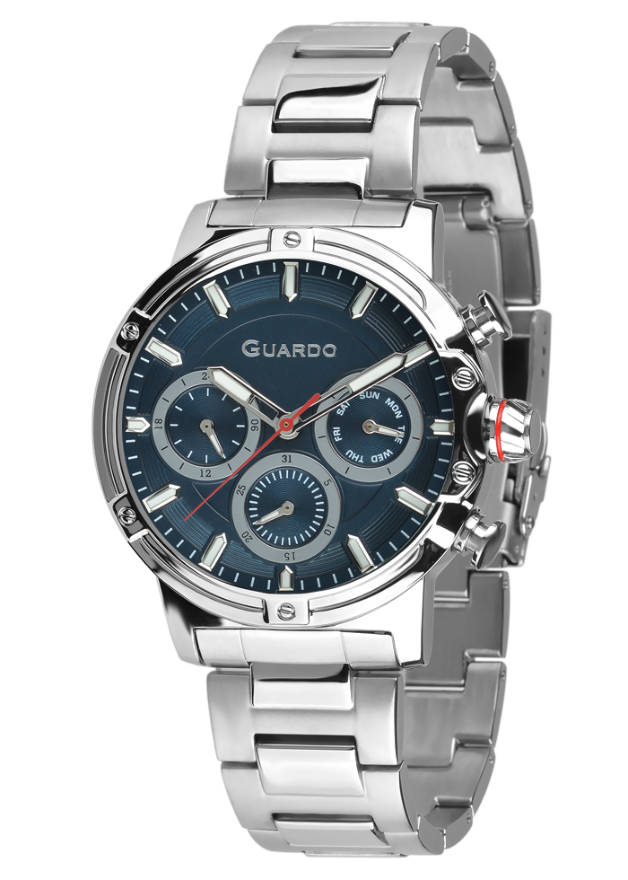 Męski zegarek Na bransolecie Guardo Premium 012716-1