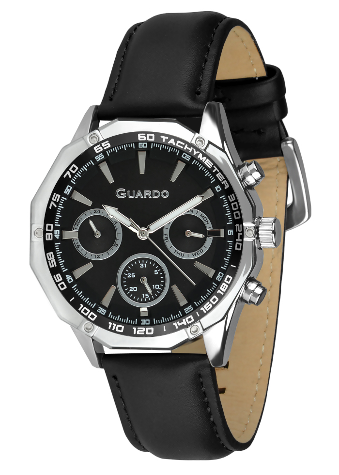 Męski zegarek Na pasku Guardo Premium 012719-1