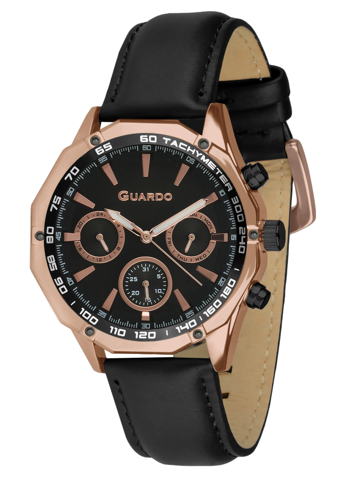 Męski zegarek Na pasku Guardo Premium 012719-5