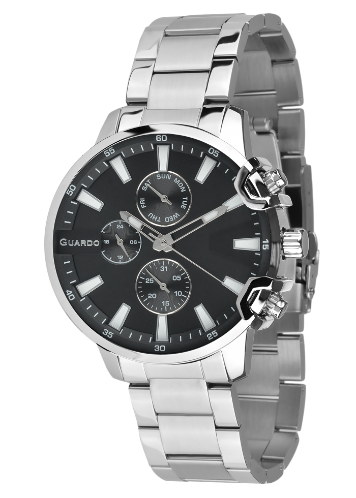 Męski zegarek Na bransolecie Guardo Premium 012721-1
