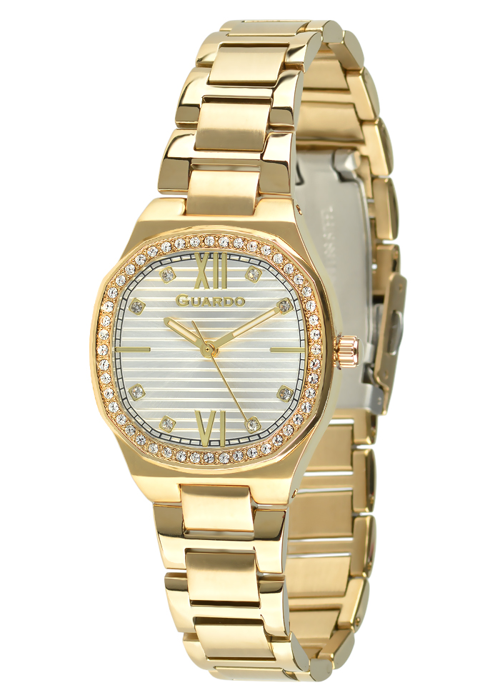 Damski zegarek Na bransolecie Guardo Premium 012722-3