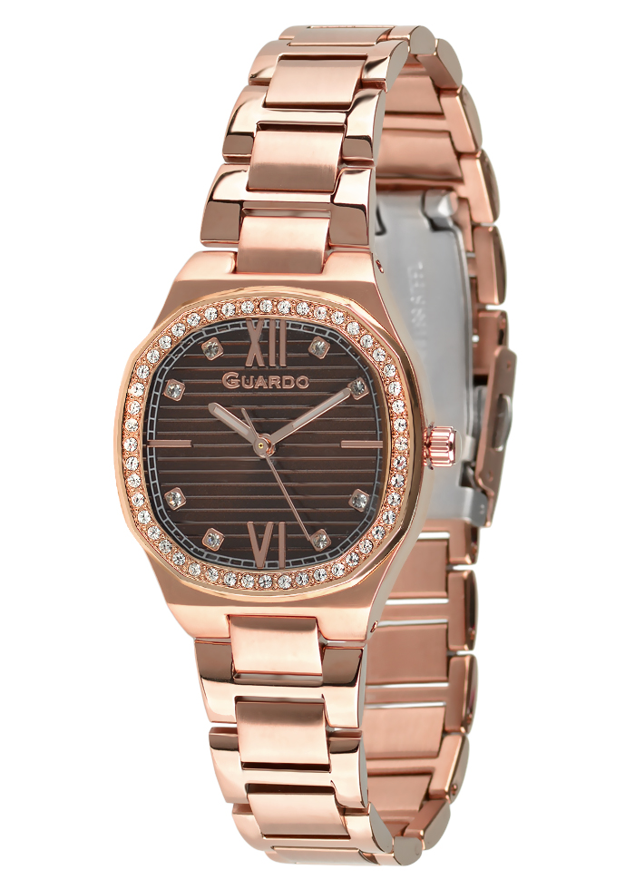 Damski zegarek Na bransolecie Guardo Premium 012722-5