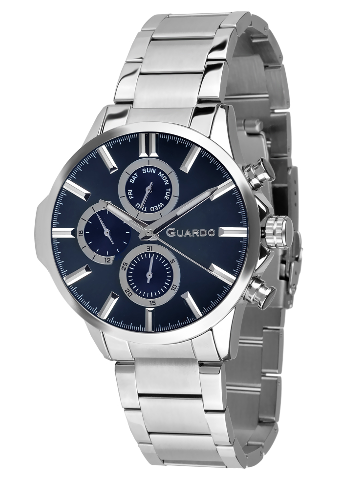 Męski zegarek Na bransolecie Guardo Premium 012723-1