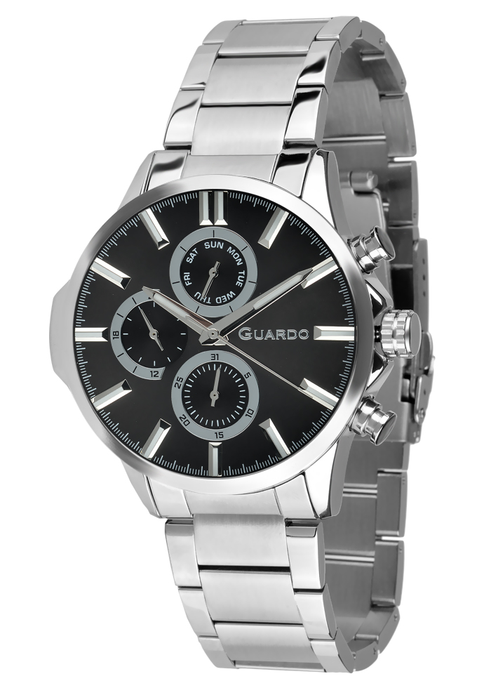 Męski zegarek Na bransolecie Guardo Premium 012723-2