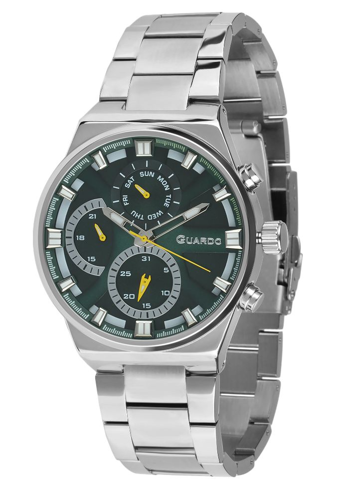 Męski zegarek Na bransolecie Guardo Premium 012724-2