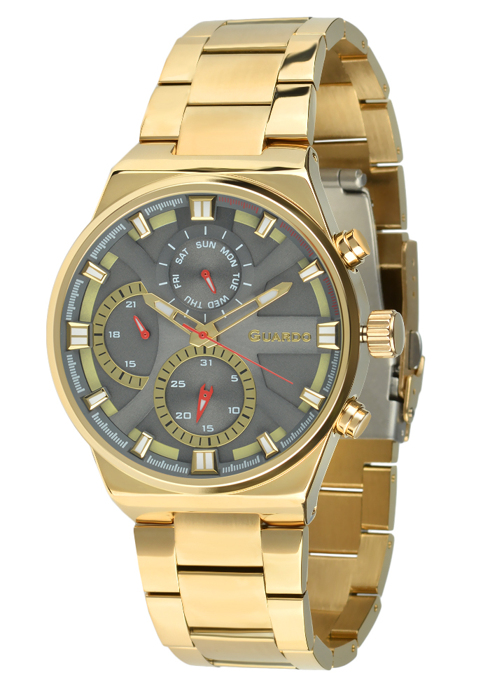 Męski zegarek Na bransolecie Guardo Premium 012724-5