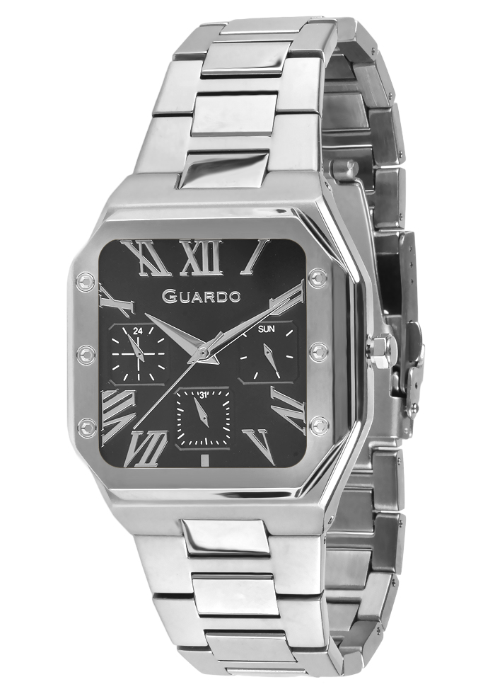 Męski zegarek Na bransolecie Guardo Premium 012726-1