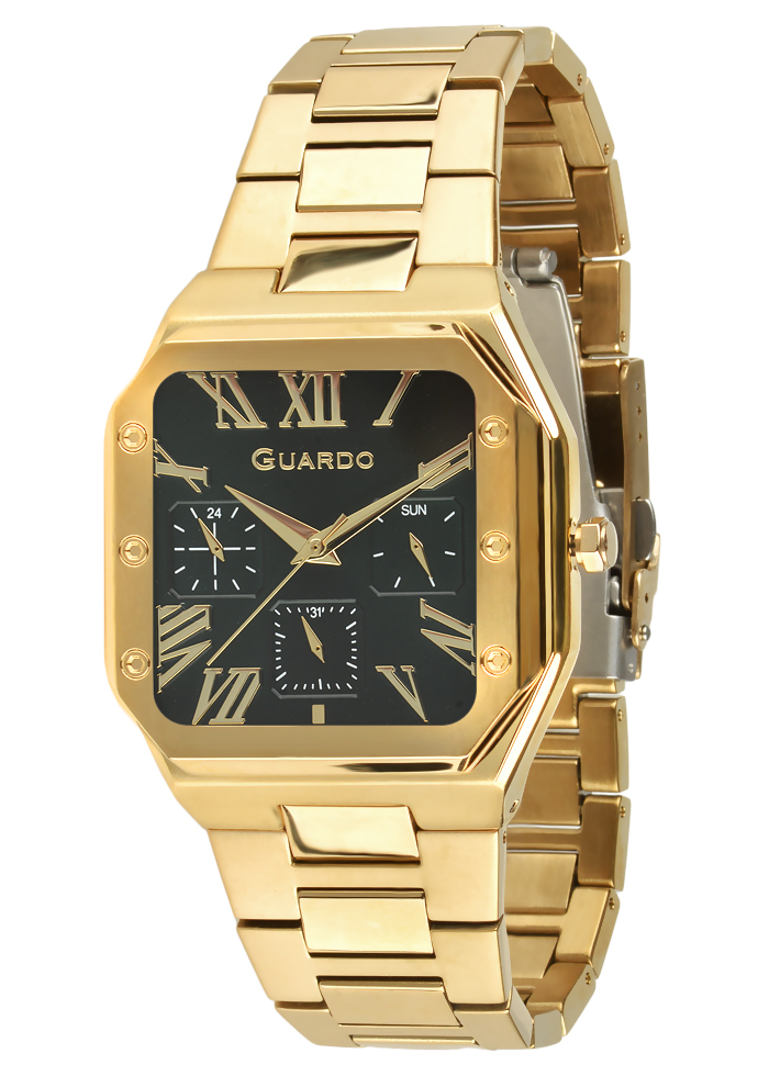Męski zegarek Na bransolecie Guardo Premium 012726-5