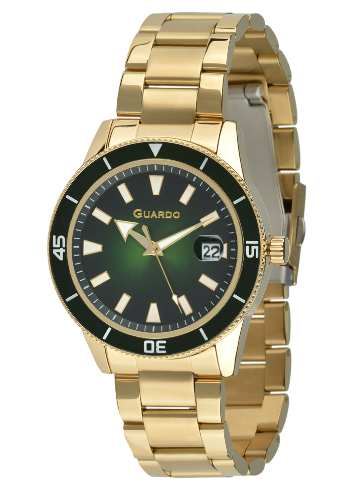 Męski zegarek Na bransolecie Guardo Premium 012728-3