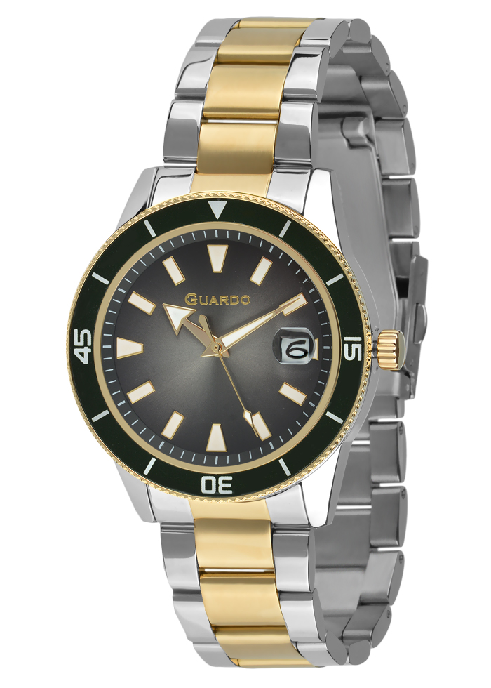 Męski zegarek Na bransolecie Guardo Premium 012728-4