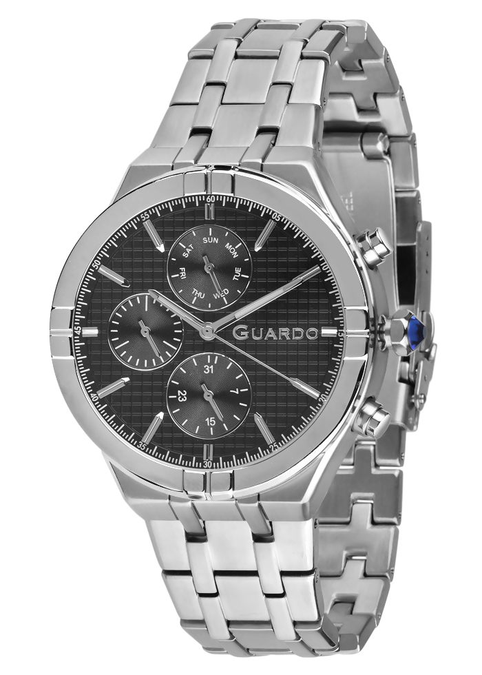 Męski zegarek Na bransolecie Guardo Premium 012737-2