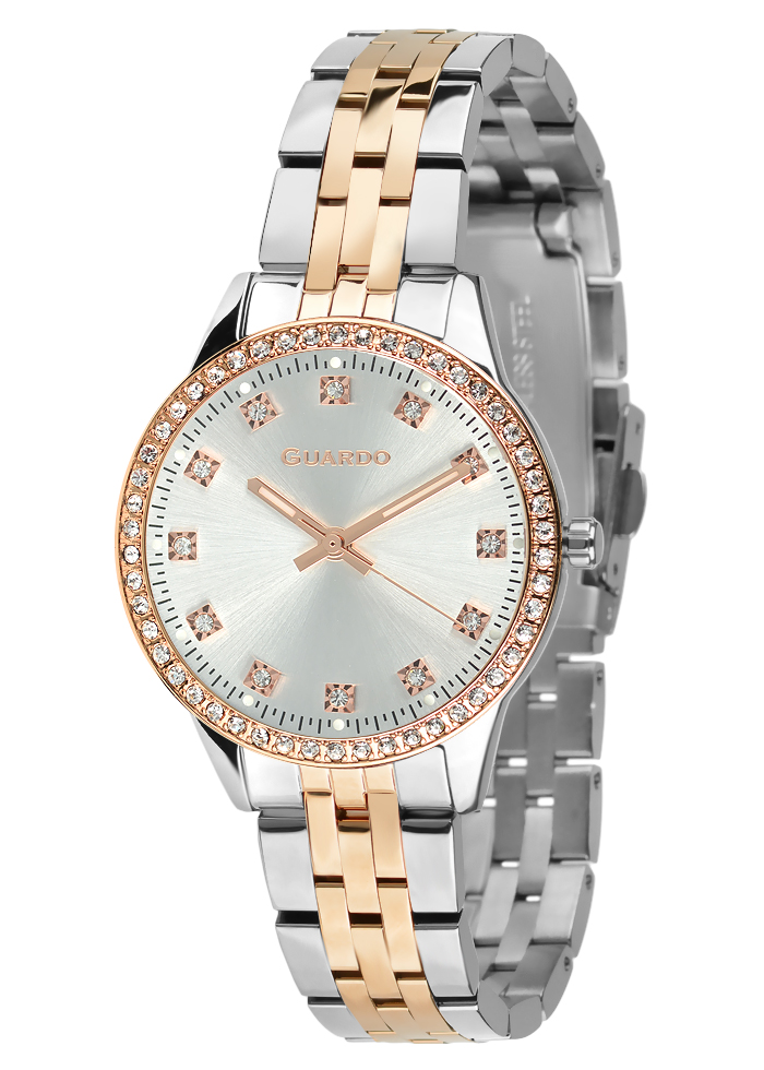 Damski zegarek Na bransolecie Guardo Premium 012744-5