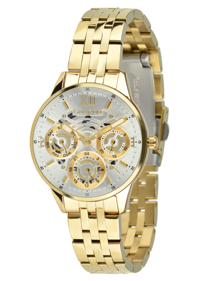 Damski zegarek Na bransolecie Guardo Premium 012745-4