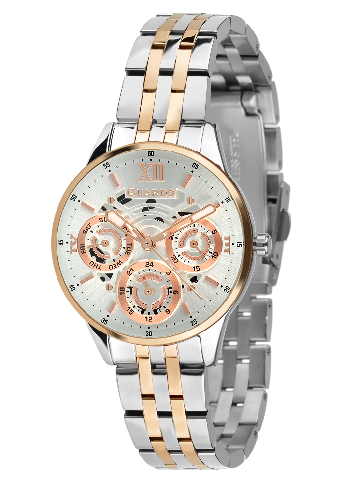 Damski zegarek Na bransolecie Guardo Premium 012745-5