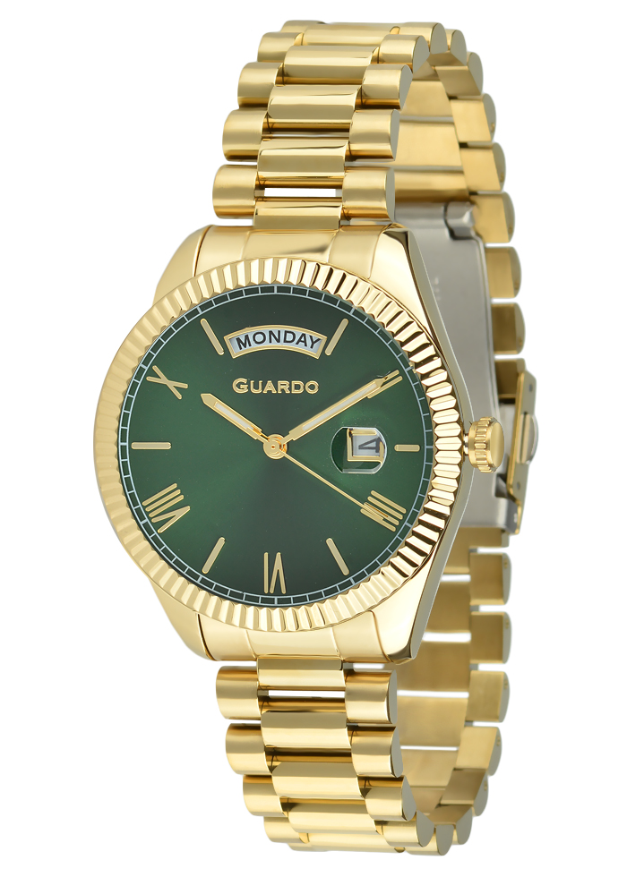 Męski zegarek Na bransolecie Guardo Premium 012747-3