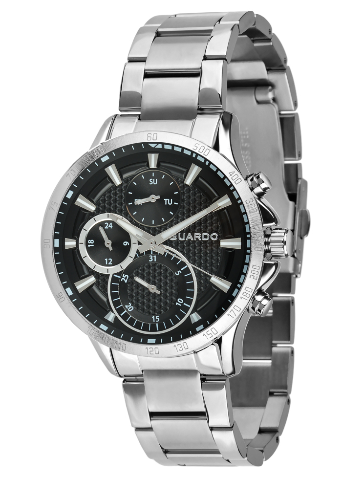 Męski zegarek Na bransolecie Guardo Premium 012749-1